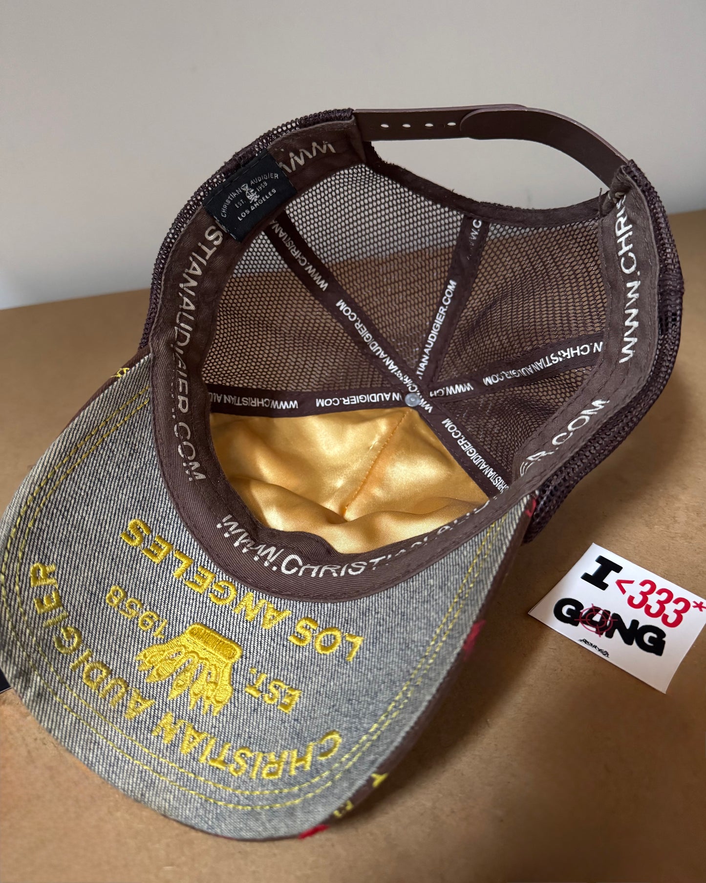 Christian Audigier designer cap 🦇💘