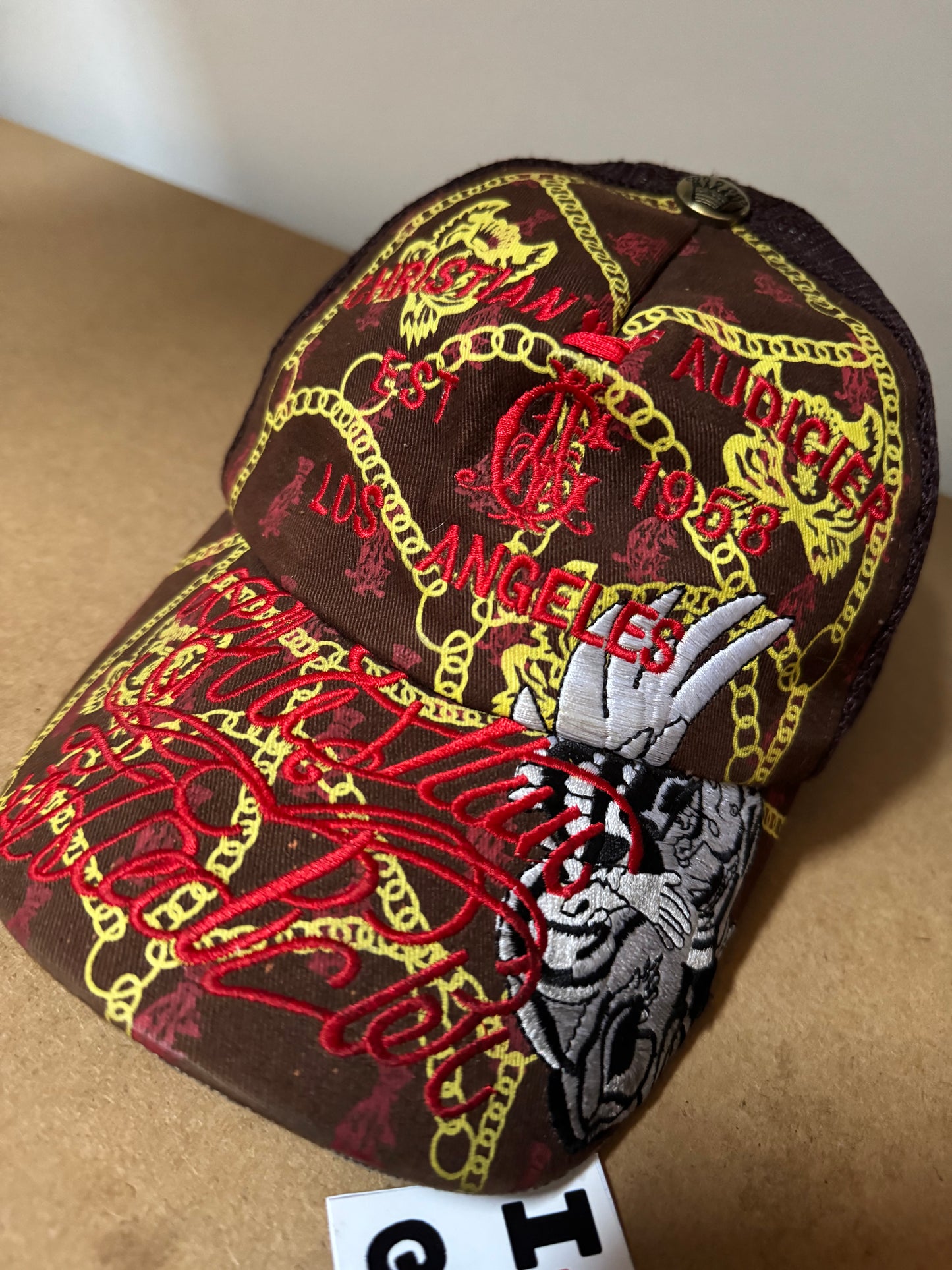 Christian Audigier designer cap 🦇💘