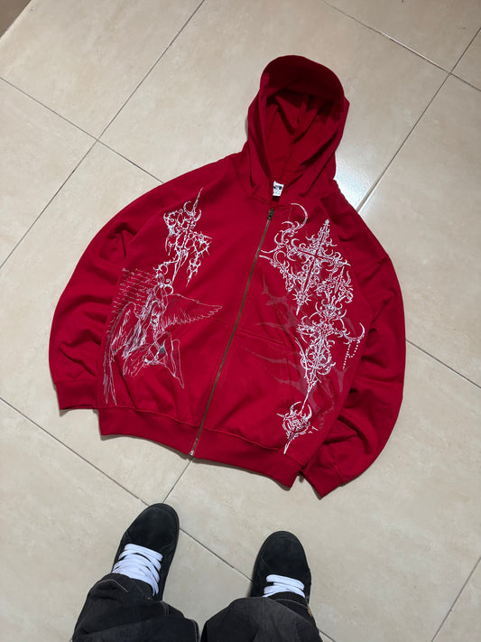 Zip Hoddie y2k CHAO$