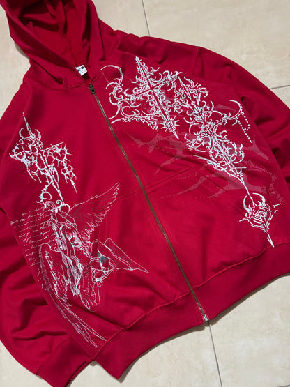 Zip Hoddie y2k CHAO$